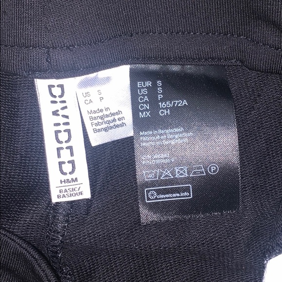 H&M Black Leggings w/ Stripe - Picture 5 of 5